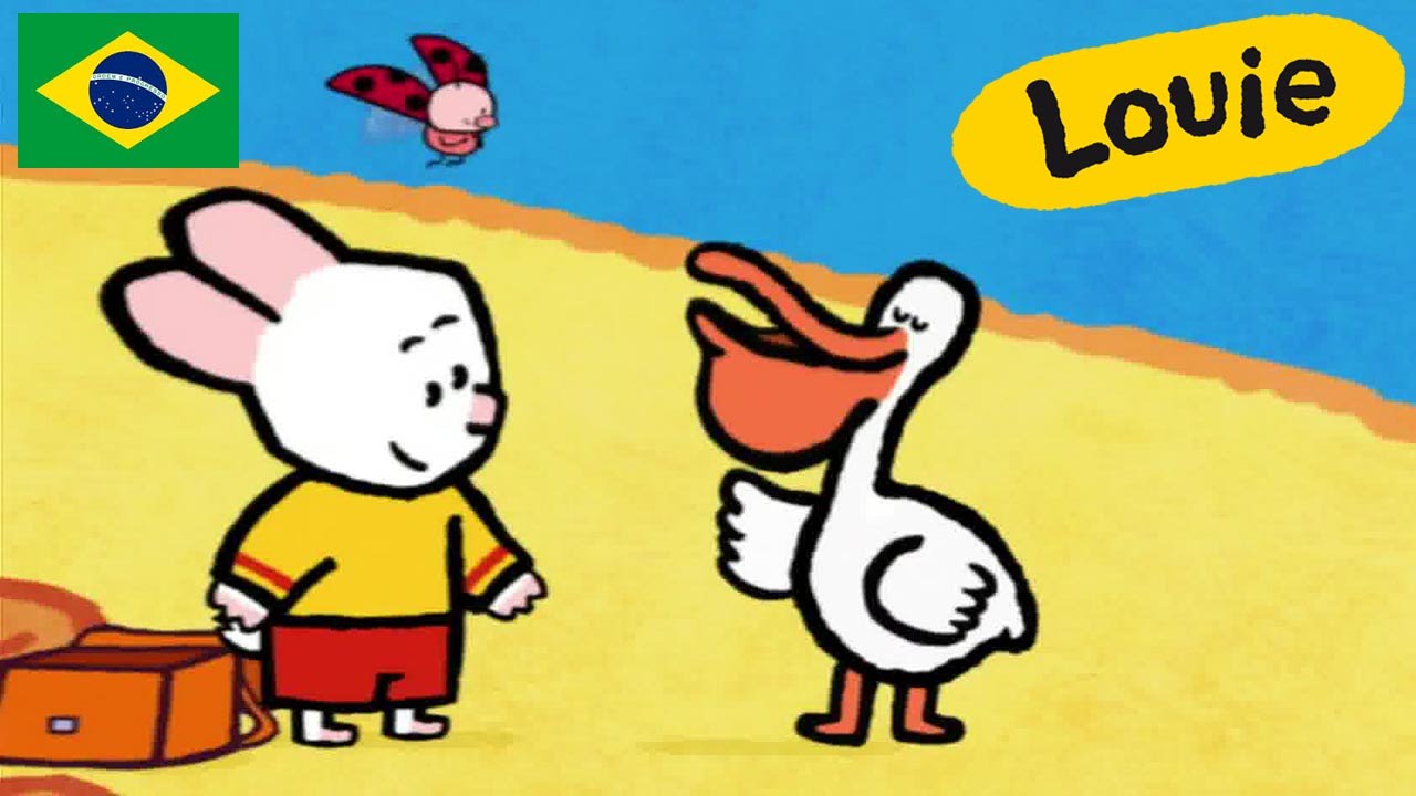 Novo canal! @LouiePortugues Inscreva-se! Louie, desenhe um Pelicano | Para crianças