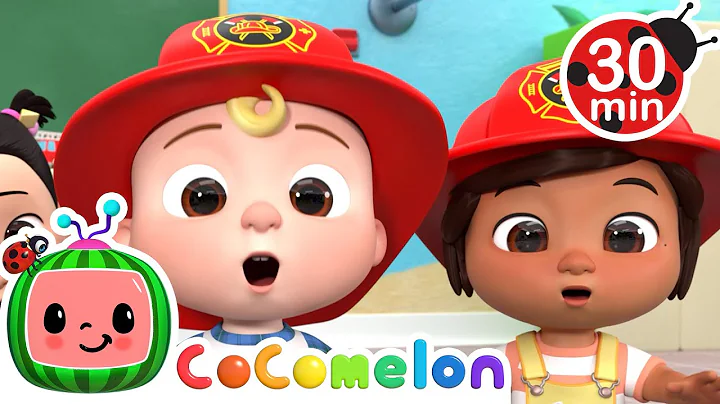 Fire Drill Song | with Nina and JJ | Cocomelon Nursery Rhymes for Kids
