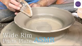 [ASMR]Throwing a Wide Rim Pasta Plate on the Pottery Wheel Profile