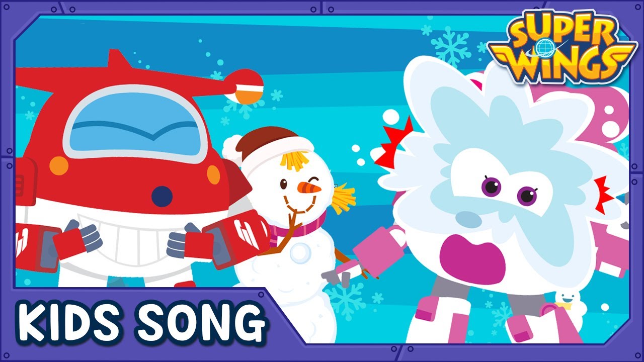 Snowy Day Kids Songs Nursery Rhymes Super wings song YouTube