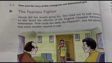 DAV nahan,class 5 .English reader , unit 3(C) The fearless fighter (part 2)