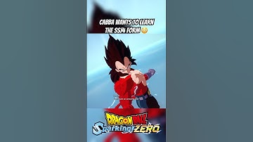 CABBA WANTS TO LEARN SSJ4 FROM VEGETA…😳#dragonballsparkingzero #sparkingzero #anime