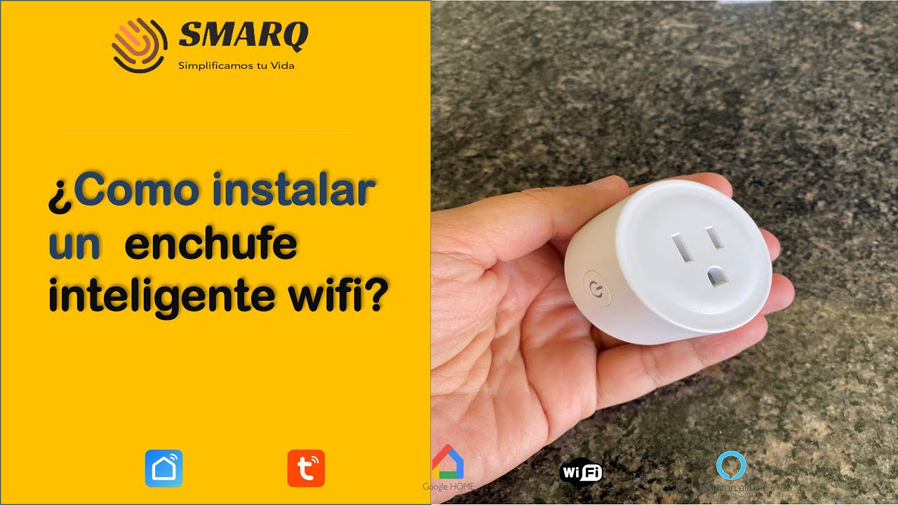 Smart life configuración de enchufe inteligente wifi TUTORIAL 2023 tuya  smart 