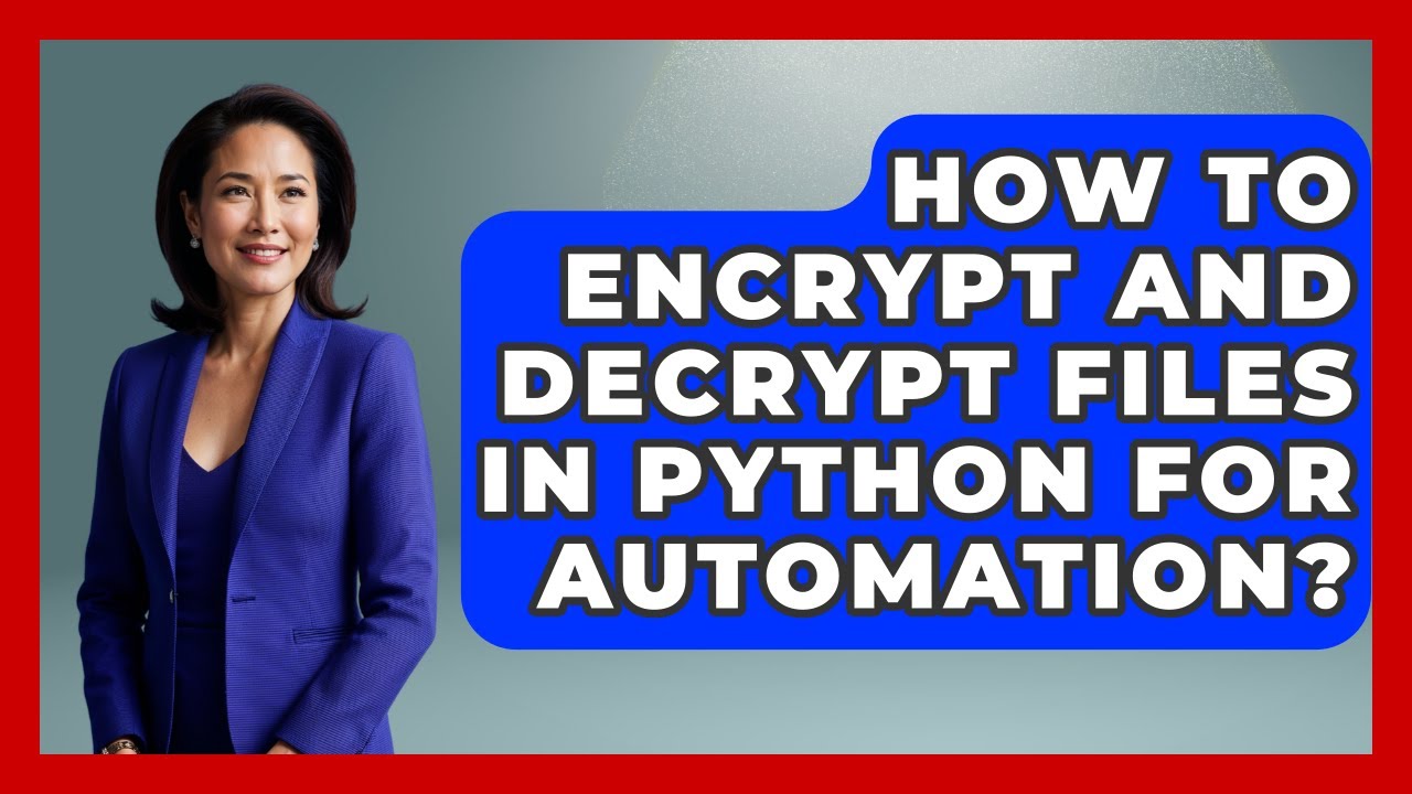 How To Encrypt And Decrypt Files In Python For Automation? - Python Code School