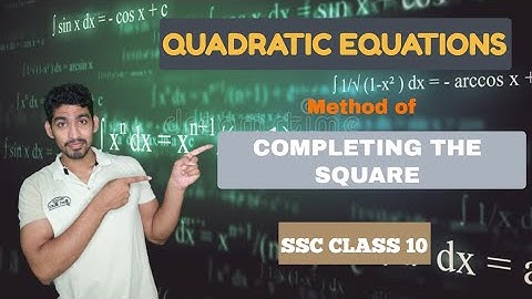 Completing the Square Method | Quadratic Equations | SSC Class 10 | Adish Khankal