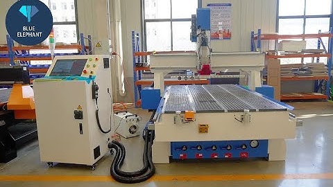 Blue Elephant 1325 ATC CNC machine test video for Canadian customer