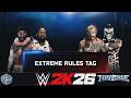 THE USOS VS REY FENIX/PENTA. EXTREME RULES TAG MATCH. WWE 2K26. TQS