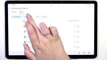 LENOVO Tab P11 Pro – How to Update Apps