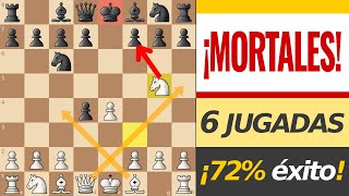 3 trampas MORTALES para ganar en 6 jugadas [👌 hasta 1800ELO]