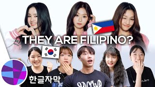 KOREANS SHOCKED BY 1ST FILIPINO KPOP LINE! (Elisia, Gehlee, Jin HyeonJu of UNIS) | EL's Planet