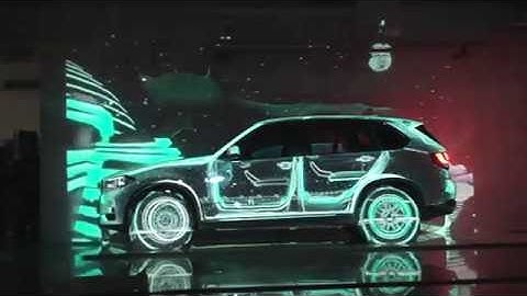 BMW X5 presents 2013 / 3D Car Projection Mapping /  Voronezh (Russia)