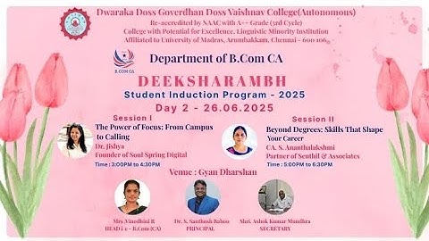 Student Induction Program Day 2 - 26.06.2025