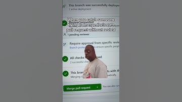 When someone tries to merge before a review. #developer #funny #programmer #coding #github #webdev