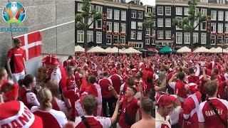 Denmark Fans Celebrating In Amsterdam All Day After Euro 2020 Wales Vs Denmark 04 Crazy Victory