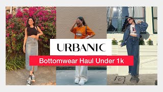 URBANIC Trendy Bottomwear Haul Under ₹1000 | Trousers, Skirts, Shorts, etc.