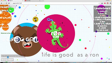 Agar.io||100 bots per min hack|RønGaming