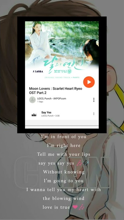 VIDEO LITERASI OST MOON LOVER : SCARLET HEART RYEO