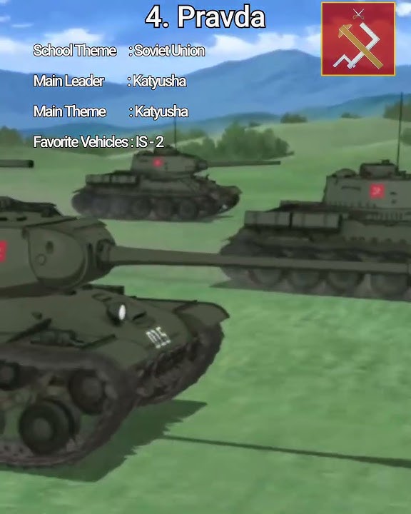 Best Tactics Strategy in Girls und panzer High School #shorts #short #girlsundpanzer