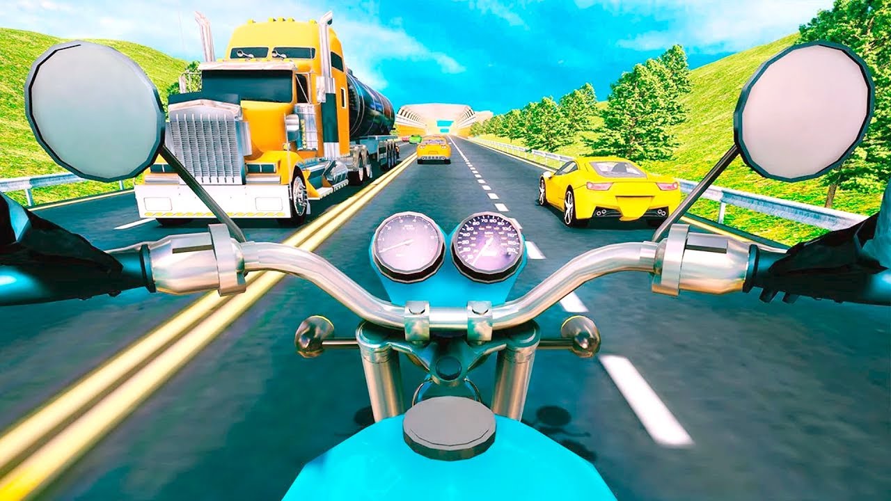 Mega Jogo de Motos Com Gráficos Incríveis Para Android – Moto Traffic Bike  Race Game 3d 