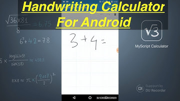 Handwriting Calculator, An App you must try on Android, App Review By DU Screen Recorder