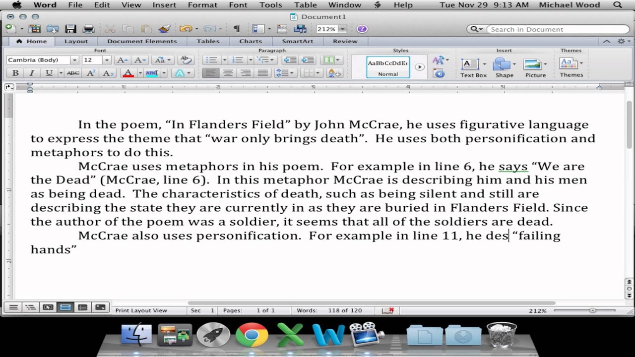 In flanders field poem essay