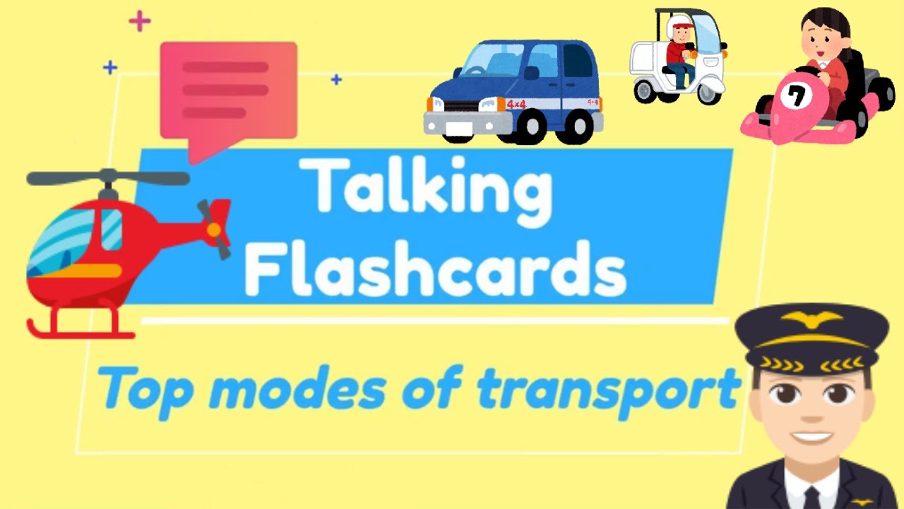 Transport | Talking Flashcards | Vocabulary | Learning English | ESL