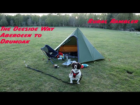 Walking the Deeside Way from Aberdeen to Drumoak for a night in the Luxe Hex Peak v4