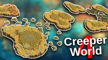 PUSHING FROM ISLAND TO ISLAND - CREEPER WORLD 4