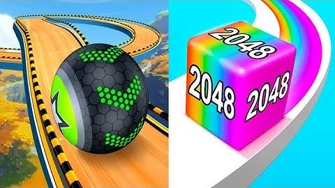 Going Balls VS Jelly Run 2048 - All Levels Gameplay Android iOS Ep 1