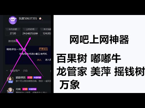 网吧无限上网神器   亲测百果树 嘟嘟牛 龙管家 美萍 摇钱树 万象