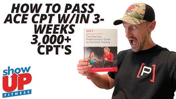 How to pass ACE CPT w/in 3-weeks | STUDY HACKS & tricks | Show Up Fitness zoom calls & study guide