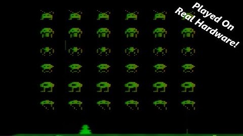 Space Invaders Atari 2600 Gameplay Only Original Hardware 60 fps
