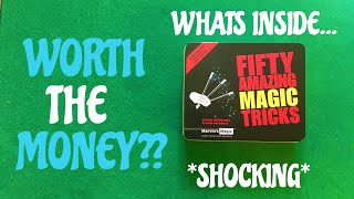 REVIEWING the MARVINS MAGIC 50 tricks!