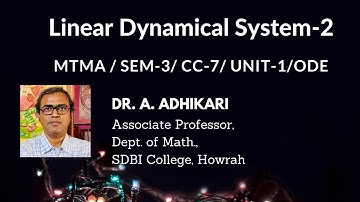 Linear Dynamical System-2