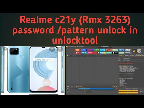 Realme c21y (Rmx 3263) password /pattern unlock in unlocktool - YouTube