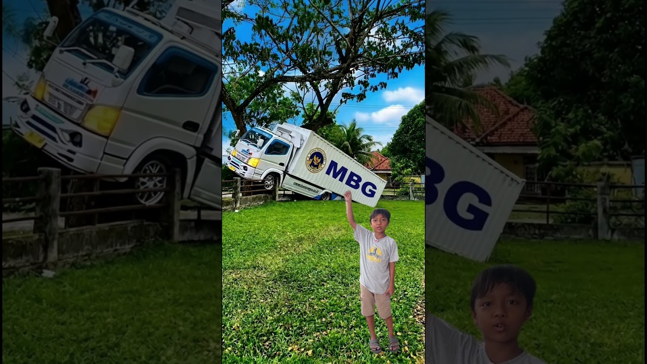 Ini mobil truk kecil, ini mobil Box MBG nyangkut, ini mobil Truck Banyak ⁉️ #raflyazamy