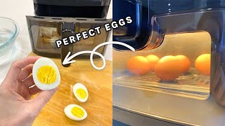 Air Fryer Hard Boiled Eggs | Cook Time &amp; Temp for PERFECT Easy-Peel Eggs!