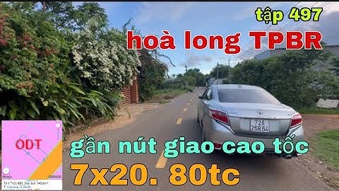 TRUNG TÂM HOÀ LONG TPBR ,MẶT TIỀN ĐƯỜNG NHỰA THÔNG THUỘC GIÁ CHỈ 1TY680TR