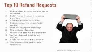 ClickBank Vendor Training: Reduce Refunds