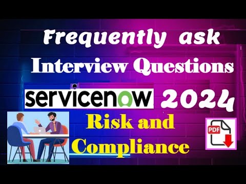 Interview Questions - ServiceNow Risk and Compliance - Part#3 - YouTube