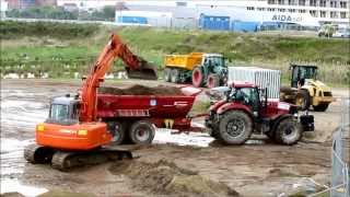 Bagger HITACHI ZAXIS 130 LCN belädt CASE Trecker mit Dumper - Soeren66