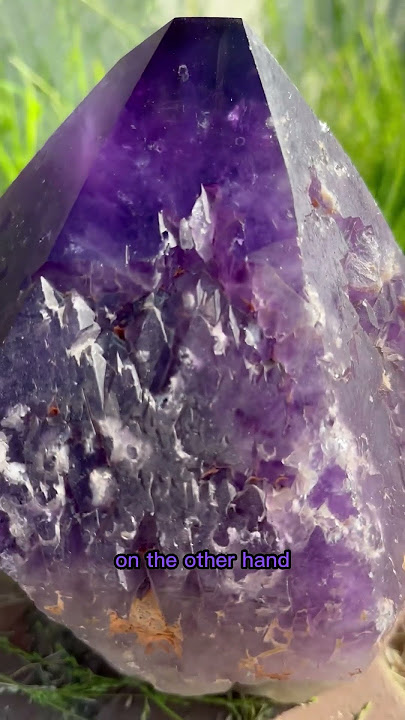 $10 Amethyst vs $1000 Amethyst #crystal #amethyst