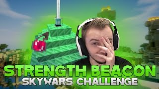 THE STRENGTH BEACON CHALLENGE! ( Hypixel Skywars )