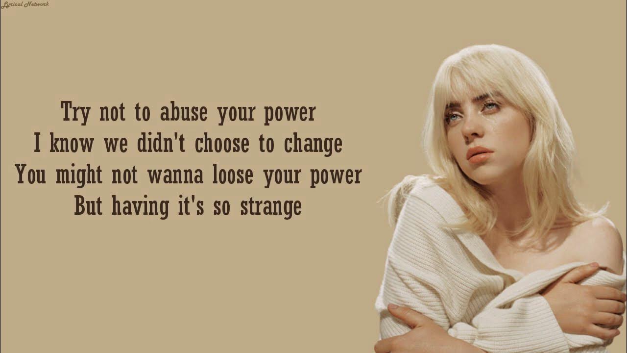 Your Power Will Pull Us Through Lyrics Billie Eilish - Your Power | Lyrics - YouTube