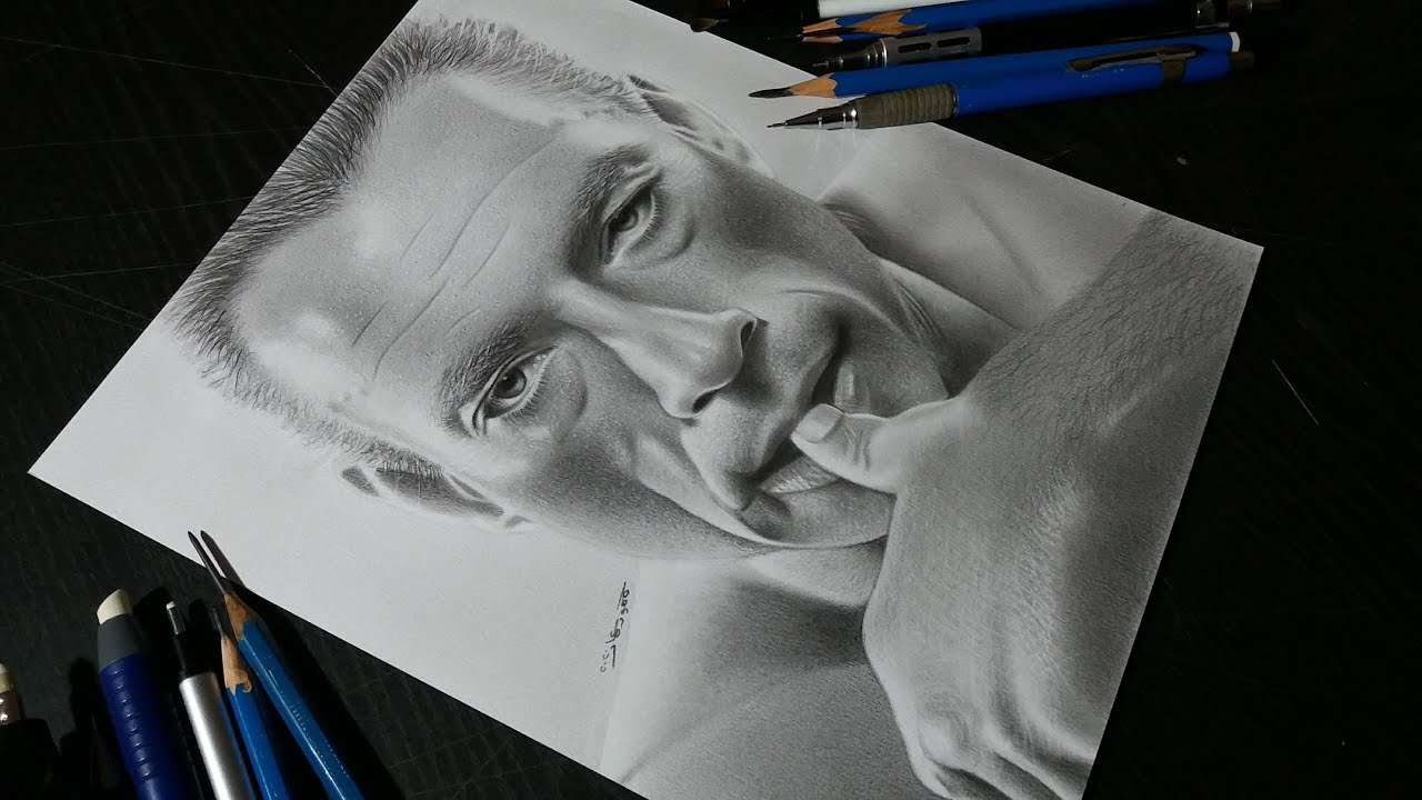 Van Damme in pencil _drawing jean_Claude Van Damme - YouTube