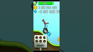 hill climb racing - mod - onewheeler - fall down - reversed - Fun #shorts #short #feedshorts screenshot 3