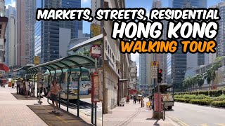 Southern Hong Kong: Markets, Streets, and Residential Districts / Life in china 272 / (4K)