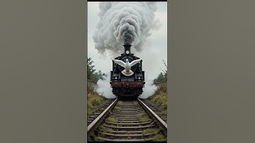 a pigeon planted a mango tree on the track and it got crushed by a train #pigeon #ai #shorts