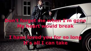 Video thumbnail of "Don't Forget Me When I'm Gone -  Glass Tiger - with lyrics"