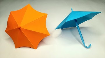 How to Make Paper Umbrella ☂️| Easy Paper Craft | DIY